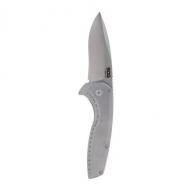 SOG Knives Aegis FLK 2.0 Folding Knife 3-1/4" Drop Point Blade Silver Blister - SOG-14-41-03-43