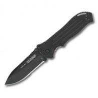 Bear & Son Blackhawk Point Man Sideliner Folding Knife 3-3/8" Drop Point Blade Black - BH15PM201BK Bear & Son Blackhawk Point Man Sideliner Folding Knife 3-3/8" Drop Point Blade Black - BH15PM201BK
