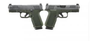 RUGER RXM 9MM PISTOL 4" CRUSHED SILVER BATTLE WORN/GREEN O.R. 2-15RD MAGS RUGER RXM 9MM PISTOL 4" CRUSHED SILVER BATTLE WORN/GREEN O.R. 2-15RD MAGS