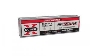 Winchester Rimfire Ammo 21 SHARP 34 gr. JHP 100 rd. - X21JHP