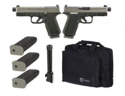RUGER RXM TACTICAL BUNDLE 9MM PISTOL 4" THREADED, 2 TONE Olive Drab Green O.R. RANGE BAG, 3-15RD MAGS - 19400TACODG RUGER RXM TACTICAL BUNDLE 9MM PISTOL 4" THREADED, 2 TONE Olive Drab Green O.R. RANGE BAG, 3-15RD MAGS - 19400TACODG
