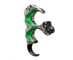 Tru Ball Aileron HBC Flex Release Green/Quick Silver Brass 3 Finger Medium - THAF-GRQS-M