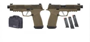 SIG SAUER P365 FUSE TACTICAL 9MM 4.3" THREADED BBL, TWO TONE TAN O.R. 1-17RD, 2-21RD SIG SAUER P365 FUSE TACTICAL 9MM 4.3" THREADED BBL, TWO TONE TAN O.R. 1-17RD, 2-21RD