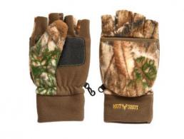 Hot Round Bulls-eye Pop-top Mitten XL Realtree Edge - B01-0E-255-X