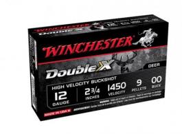 Winchester Double X Buckshot 12 ga. 2.75 in. 9 Pellets 00 5 rd. - SB1200
