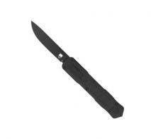 Cobratec Small Raptor Black Non Serrated - CTSRPTBLKDNS