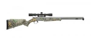 CVA WOLF 50 CAL 24IN FLUTED BARREL STAINLESS STELL/REALTREE EDGE KONUSSHOT 3-9X32 - PR2118SSCP