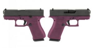 GLOCK G43X 9MM PISTOL 3.41" PISTOL CRANBERRY NIGHT SIGHTS 2-10RD MAGS