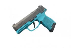 SIG SAUER P365 9MM PISTOL AZTEC TEAL BLUE OPTIC READY 2-10RD MAGS