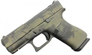GLOCK 43X MOS BLACK MULTI CAM FS 9MM PISTOL 3.39" FXD 5.5lb 2-10RD MAGS - PX4350201FRMOSBM