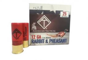 AMERICAN TACTICAL 12G GAME LOAD #4 1OZ 2.75" 25RD Box 250RD CASE AMERICAN TACTICAL 12G GAME LOAD #4 1OZ 2.75" 25RD Box 250RD CASE