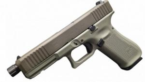 GLOCK 17 GEN 5 9mm Two Tone Olive Drab Green Pistol 4.49" 3-15Rd Mags - PA175S203-2TOD