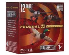 FEDERAL 12GA 3 1/2" 1 1/2OZ 2 & 4 1500 FPS "ULTRASTEEL" 25 RD/BX 10 BX/CS