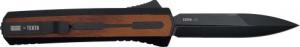 Zastava - American Walnut Wood | S35VN Spear Point Blade - A7 OTF Knife