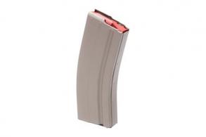 6MM ARC Stainless Steel MAGAZINE - Flat Dark Earth W/ RED FOLLOWER, 25/RD - 25-6MM-SS-FDE-RED-AS
