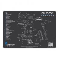 42-43 SCHEMATIC PROMAT - CHARCOAL GRAY/CERUS BLUE For Glock - HM-GLK-42-SCH-GRY