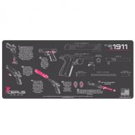 1911 INSTRUCTIONAL PROMAT - CHARCOAL GRAY/PINK - IM-1911-INS-PNK 1911 INSTRUCTIONAL PROMAT - CHARCOAL GRAY/PINK - IM-1911-INS-PNK