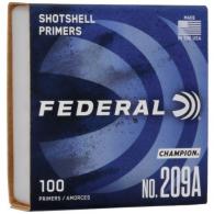 CHAMPION SHOTSHELL PRIMER ALL GAUGES - 243 CAL., 100/BX - 209A