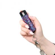 BLING IT ON PEPPER SPRAY - AMETHYST - PS-GDBO-AM