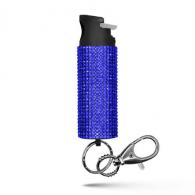 PEPPER SPRAY KEYCHAIN WITH RHINESTONES - BLUE - PS-GDBO-BL PEPPER SPRAY KEYCHAIN WITH RHINESTONES - BLUE - PS-GDBO-BL