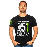 STORM AREA 51 FUN RUN T-SHIRT - BLACK - SMALL - A51FR-TS-BLACK-S