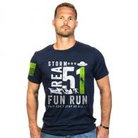 STORM AREA 51 FUN RUN T-SHIRT - NAVY - SMALL - A51FR-TS-MIDNIGHTNAV
