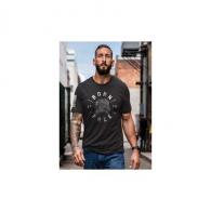 MENS EAGLE T-SHIRT - BLACK, MEDIUM - EAGLE-TS-BLACK-M