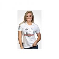 WOMEN'S RELAXED FIT T-SHIRT GRIT AND GRACE - GGRACE-WRTS-WHITE-2X