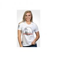WOMEN'S RELAXED FIT T-SHIRT GRIT AND GRACE - GGRACE-WRTS-WHITE-XL