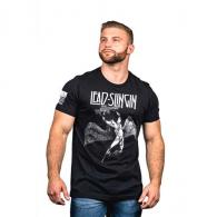 MEN'S T-SHIRT - BLACK, MEDIUM - LSZEPP-TS-BLACK-M