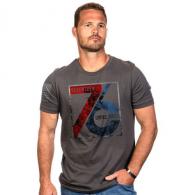 AMERICAN PATRIOT 1776 T-SHIRT - HEAVY METAL, SMALL - SEVSIX-TS-HEAVYMETAL