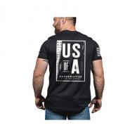 MEN'S US OF A SHIRT - LARGE, SMALL - USOFA-TS-BLACK-S