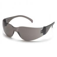 MINI INTRUDER SAFETY GLASSES - GRAY LENS, GRAY TEMPLES - S4120SN