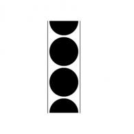 1IN REPAIR PATCHES - 432 / BLACK - P-432