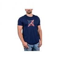 PATRIOT LOGO TEE - BLUE, SMALL - F1 VTX9040 NA SMALL