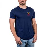ROAD LESS TAKEN TEE - BLUE, SMALL - F1 VTX9041 NA SMALL