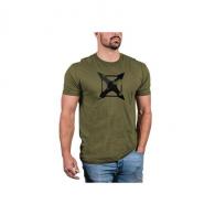 STEALTH LOGO TEE - GREEN, MEDIUM - F1 VTX9043 NA MEDIUM