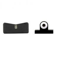 DXT BIG DOT NIGHT SIGHTS - BLACK, COLT ENHANCED GOVT. 5", TRAPEZOIDAL REAR - NE-0007S-5