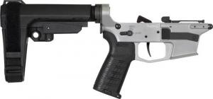 LOWER GROUP PISTOL BANSHEE ZEROED TRIGGER RIPBRACE MKG TITANIUM - 45CA3E4-TI