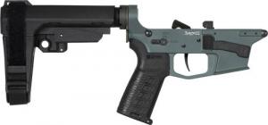 LOWER GROUP PISTOL BANSHEE ZEROED TRIGGER RIPBRACE MK17 CHARCOAL GREEN - 92CA3AB-CG