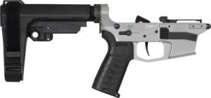 LOWER GROUP PISTOL BANSHEE ZEROED TRIGGER RIPBRACE MKGS TITANIUM - 99CA38E-TI