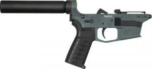 LOWER GROUP, PISTOL, BANSHEE - CHARCOAL GREEN, PISTOL TUBE, MK10, MIL-SPEC TRIGGER - PE-10CA3B9-CG