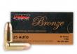 PMC .25 ACP Target 50 Grain Full Metal Jacket
