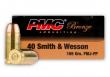 PMC Bronze Full Metal Jacket 40 S&W Ammo 165 gr 50 Round Box
