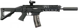 Sig Sauer Classic SA 22 LR 16.6" 25+1 Swiss Type Folding Stk BlkPoly - R52216BCSTT