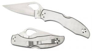 Spyderco By03 MeadowLark II Stainless Steel Plain - BY04P2