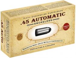 Remington Ammunition L45AP4C UMC 45 ACP Metal Case 230 GR 50Box/10Case - L45AP4C Remington Ammunition L45AP4C UMC 45 ACP Metal Case 230 GR 50Box/10Case - L45AP4C