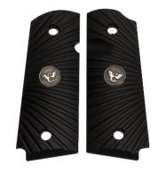 Wilson Combat Black G10 Compac Grip Starburst Patter - 351AACP Wilson Combat Black G10 Compac Grip Starburst Patter - 351AACP