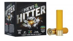 HEVI-SHOT HEVI-HITTER 20 GA 3IN 7/8OZ #4 TUNGSTEN/STEEL 25 RD/BX 10 BX/CS HEVI-SHOT HEVI-HITTER 20 GA 3IN 7/8OZ #4 TUNGSTEN/STEEL 25 RD/BX 10 BX/CS