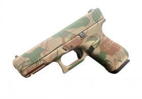 GLOCK 19 GEN 5 RHODESIAN BRUSH STROKE FS 9MM PISTOL 4.02" FXD 5.5lb 3-15RD MAGS